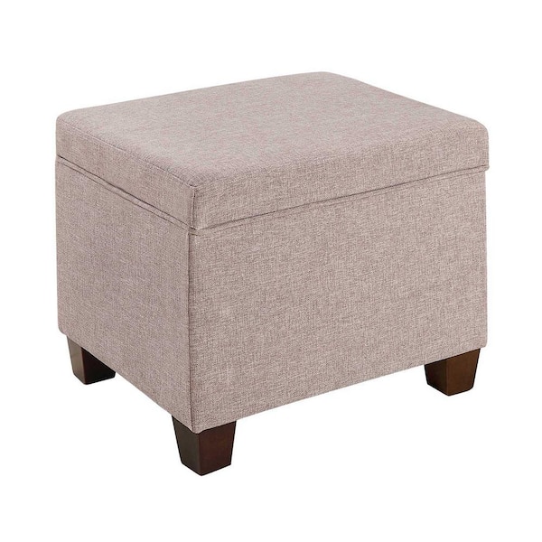 Storage on sale ottoman tan