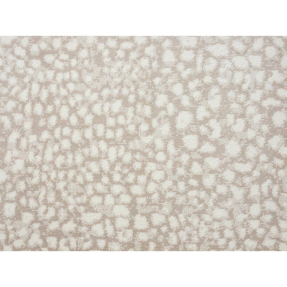Ivory Elegance 6' x 9' Synthetic Stain-Resistant Area Rug
