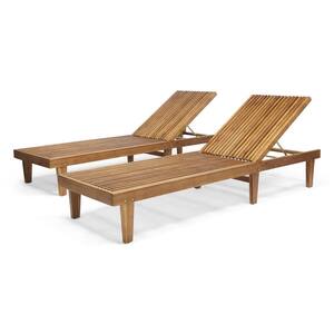 wood pool lounge chairs