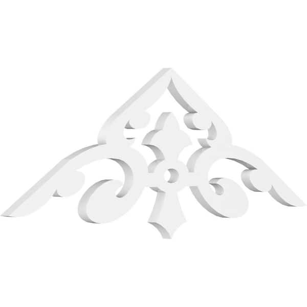 Ekena Millwork Whitman 1 in. D x 12 in. W x 36 in. L Signature Urethane Gable Pediment