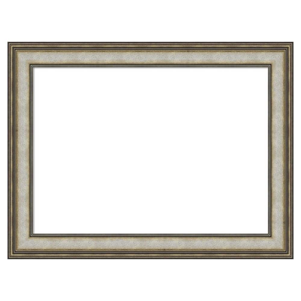 Mezzanine Antique Silver 33 in. x 25 in. Wood Framed Dry Erase Magnetic Memo Board price history on PriceWatchPro