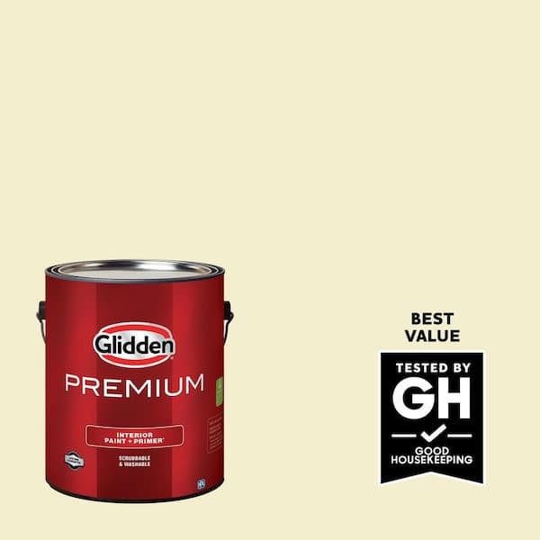 Glidden Premium 1 gal. PPG1108-1 Oyster Cracker Satin Exterior