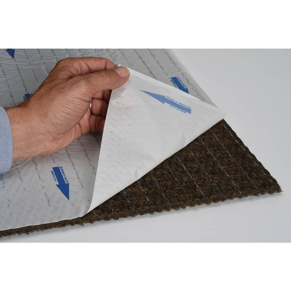 Ash Grey 24'' x 24'' Self-Stick Carpet Tiles, 10-Pack