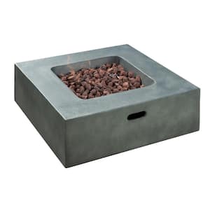 38 in. Outdoor Square Propane Fire Pit