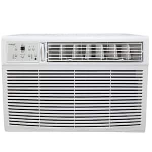 25,000 BTU 230V Window Air Conditioner Cools 1500 Sq. Ft. with Heater and Remote in White