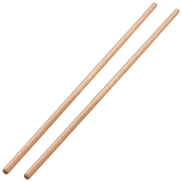 31 Inch Extra Long Thin Rolling Pins Set of 2 Natural Beech Wood 3/4 in. Diameter Dough Rolling Pin Set