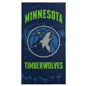 NBA Timberwolves Tide Multi-Color Graphic Printed Cotton/Polyester Blend Beach Towel