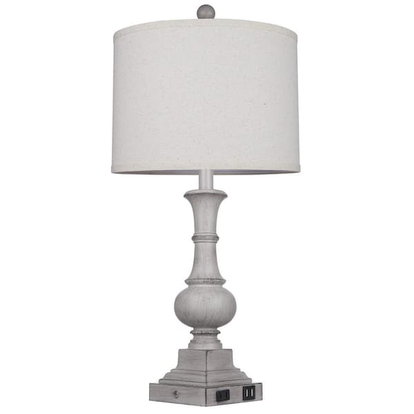 Outlets Hearth and Hand Gray resin table lamp