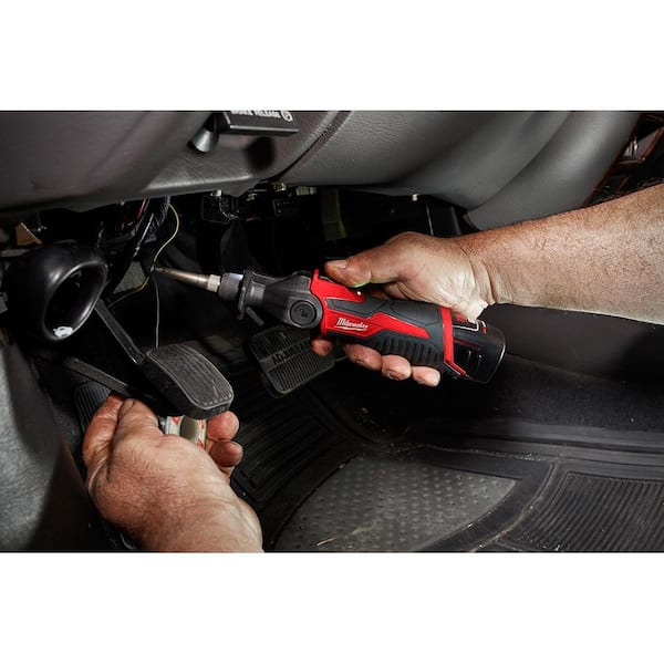Milwaukee - M12 FUEL 12V Lithium-Ion Brushless Cordless 4-in-1 Installation 3/8 in. Drill Driver Kit with M12 Soldering Iron