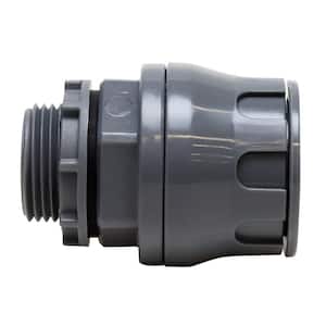 3/4 in. Non-Metallic Water Tight Push-to-Connect Straight Connector