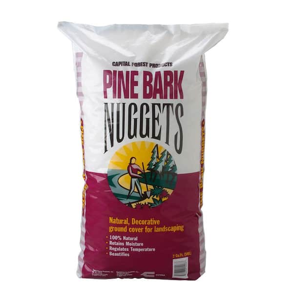 Nature's Choice 2 cu. ft. Pine Bark Nuggets 363936 - The Home Depot