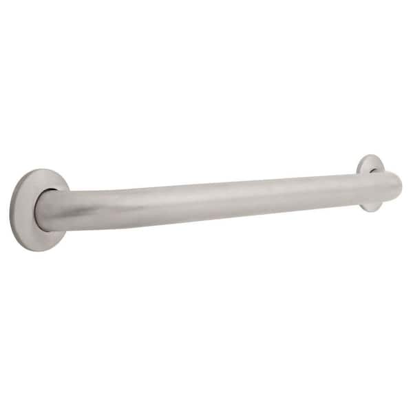 Franklin Brass 24 in. x 1-1/2 in. Concealed Screw ADA-Compliant Grab Bar in Peened Stainless