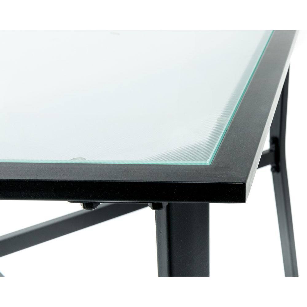 Lavallette Ocean Blue Cushioned Steel 5-Piece Dining Set