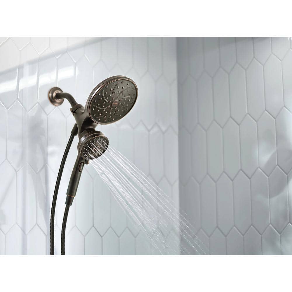 Mediterranean Bronze Multi-Head Wall Mounted Shower Faucet
