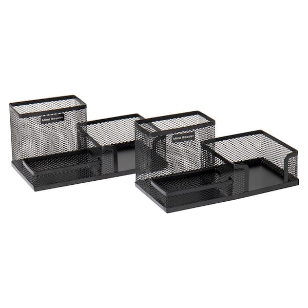 Deli Mesh Desk Organizer Office Supplies with Pencil Holder and