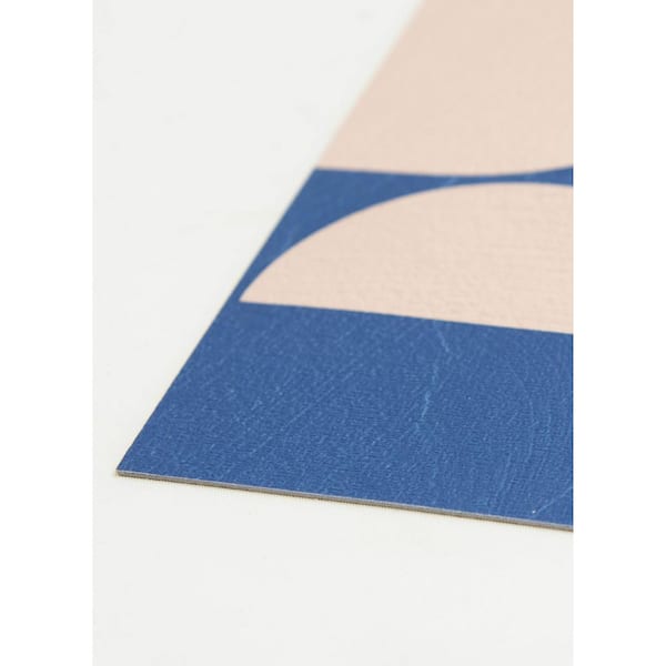 Take Home Sample-6 in. W x 6 in. L Blue Gia Metric Peel and Stick Water Resistant Luxury Vinyl Plank Flooring