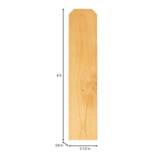 Cedar on sale fence pickets