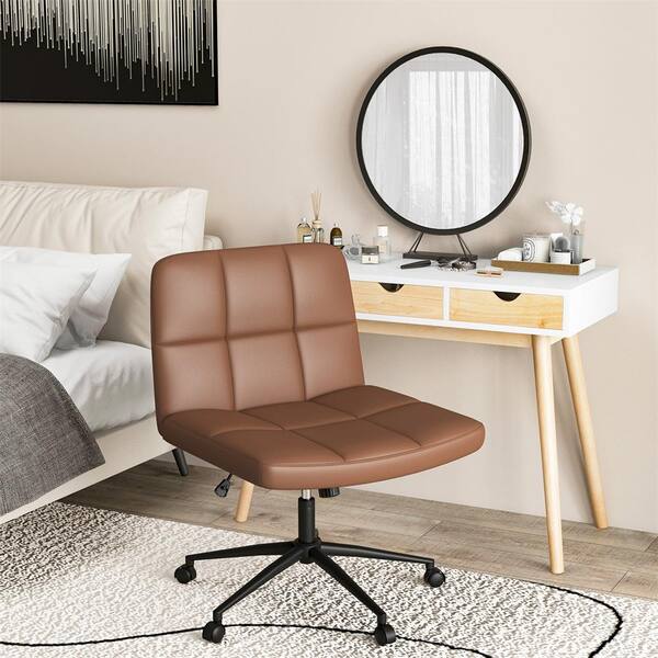Criss Cross Chair ,Armless Cross Legged Office Desk Chair No
