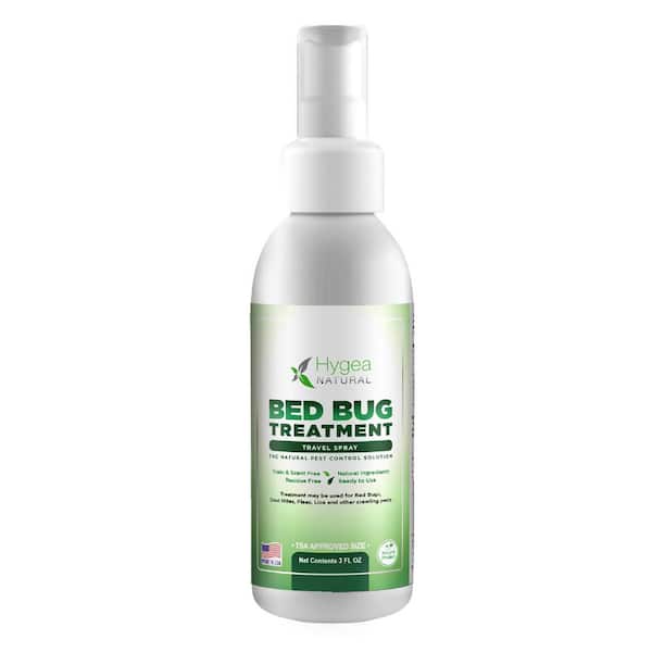 Hygea Natural Hygea Natural Travel Bed Bug Spray 3oz, Non Toxic, Odorless, Stain Free and Child Safe, TSA approved size Insect Killer