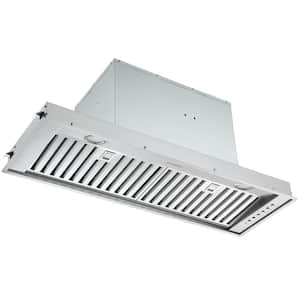 Inserta Euro 36 in. 650 CFM Ducted Insert Range Hood with Night Light Feature