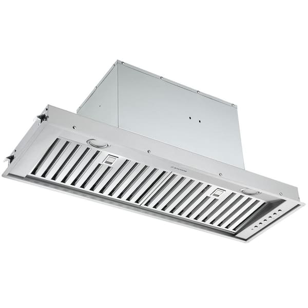 Ancona Inserta Euro 36 in. 650 CFM Ducted Insert Range Hood with Night Light Feature