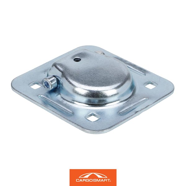 recessed trailer d ring tie down with backing plate