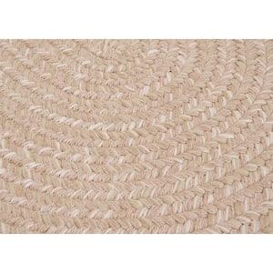 Cicero Oatmeal 12 ft. x 12 ft. Round Braided Area Rug