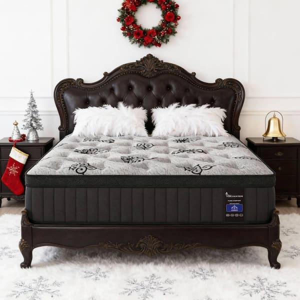 Full Medium Firm Memory Foam Hybrid 12 in. Euro Top Support and Bed-in-a-Box Mattress