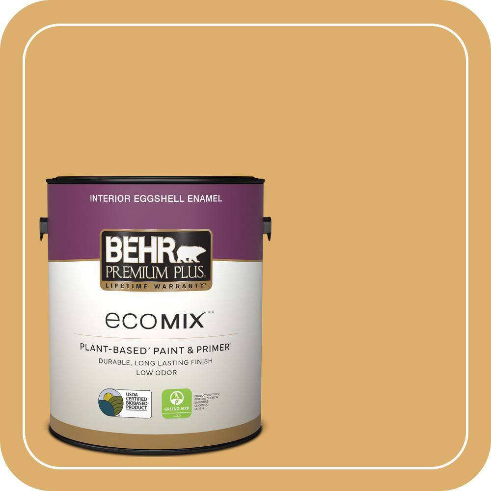 1 gal. #320D-5 Sweet Maple Eggshell Enamel EcoMix Plant-Based Interior Paint & Primer price history on PriceWatchPro