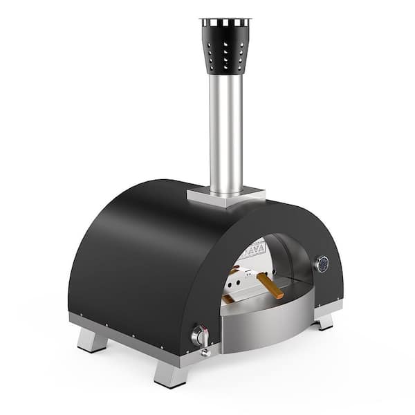 Empava Portable Wood Fired Pizza Oven Outdoor with Thermometer
