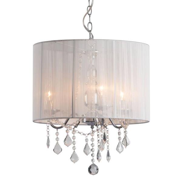 ZUO Shasta 3-Light White Ceiling Lamp