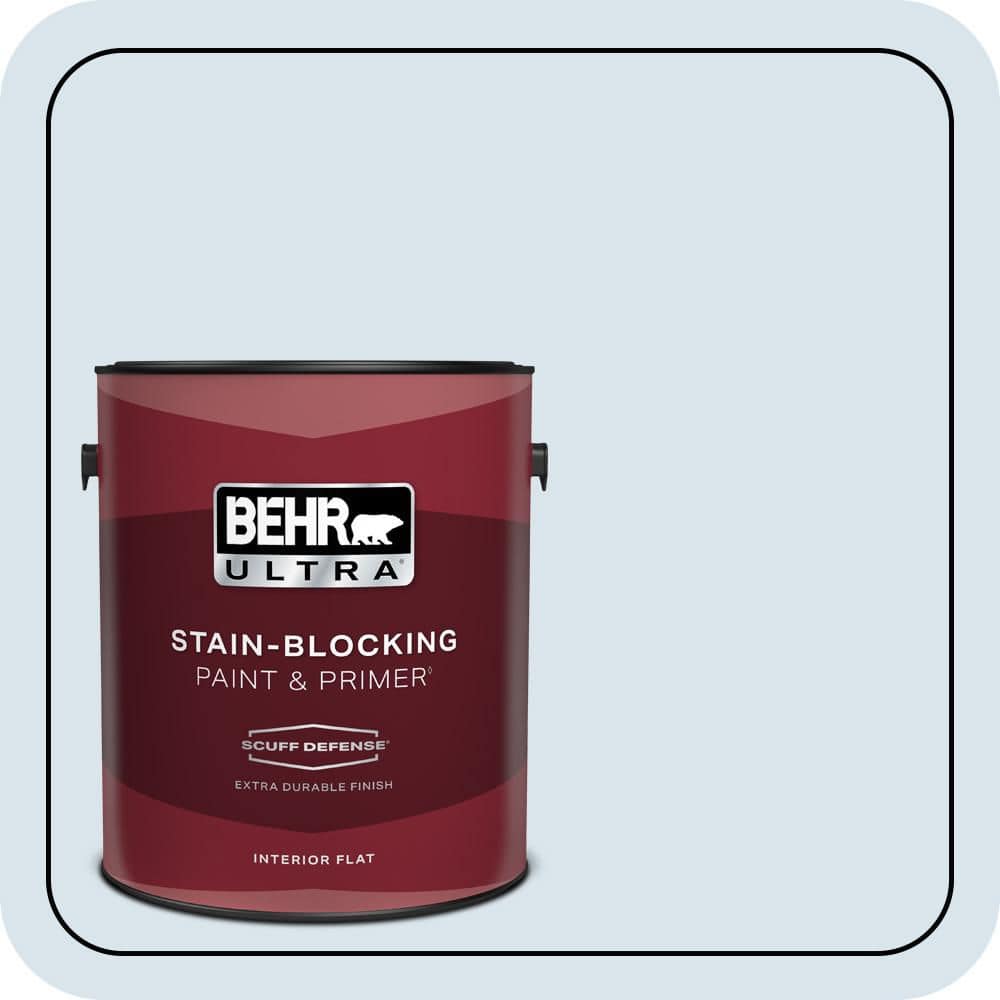 1 gal. #570C-1 Arctic Shadow Extra Durable Flat Interior Paint & Primer price history on PriceWatchPro