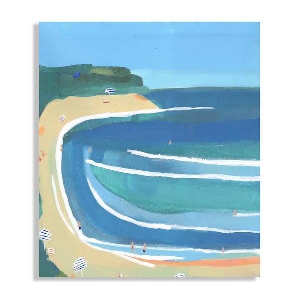 Melissa Van Hise Beach Perspective II by Kate Mancini Unframed Canvas Art Print 30 in. x 26 in.