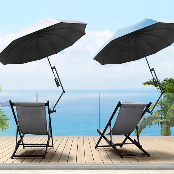 Angel Sar 2.5 ft. Beach Umbrella with Adjustable Universal Angel Sar 2.5 ft. Beach Umbrella with Adjustable Universal