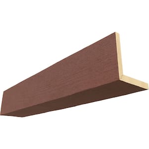 Endurathane 10 in. H x 12 in. W x 24 ft. L Rough Sawn Redwood Faux Wood Beam