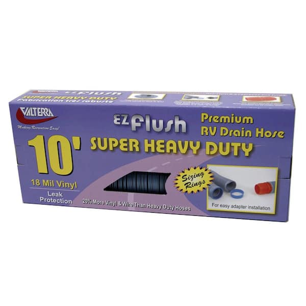 Valterra EZ Flush Super Heavy-Duty Drain Hose - 10 ft.