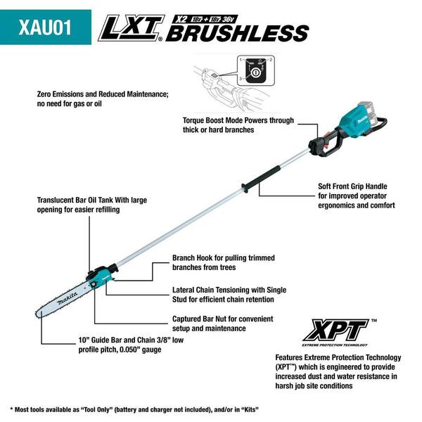 WEN 40-volt Max 10-in Battery Pole Saw (Battery and Charger Not Included)  in the Pole Saws department at