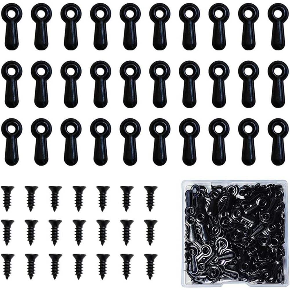 Metal Picture Frame Turn Button Fasteners Set with Screws for Hanging Photo