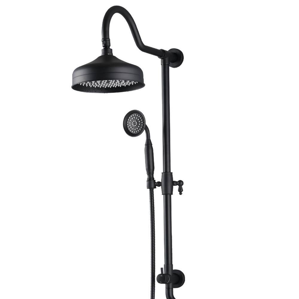 PROOX 2Spray Round Antique Wall Bar Shower Kit with Hand Shower in