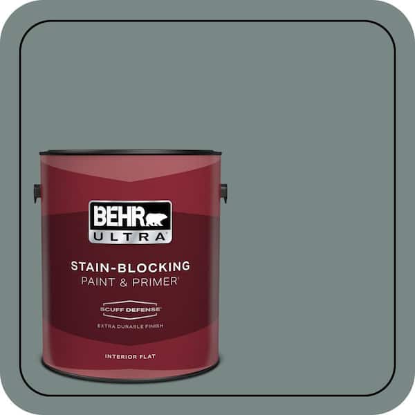 BEHR ULTRA 1 gal. #PPU12-16 Juniper Ash Extra Durable Flat Interior Paint & Primer