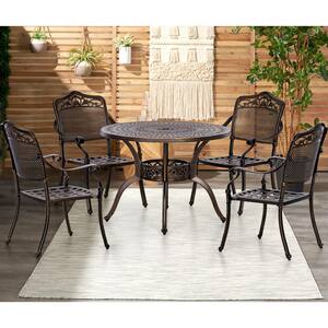 bronze patio dining table