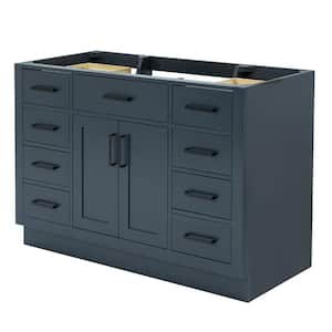 Hepburn 48 in. W x 21.5 in. D x 34.5 in. H Bath Vanity Cabinet without Top in Midnight Blue