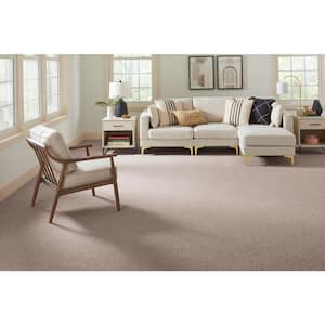 Cleoford Color Rocky Ridge Gray 47 oz. Triexta Texture Installed Carpet