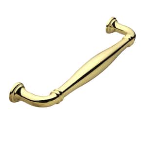 Paris 6 in. (152 mm) Center-to-Center Polished Gold Drawer Pull