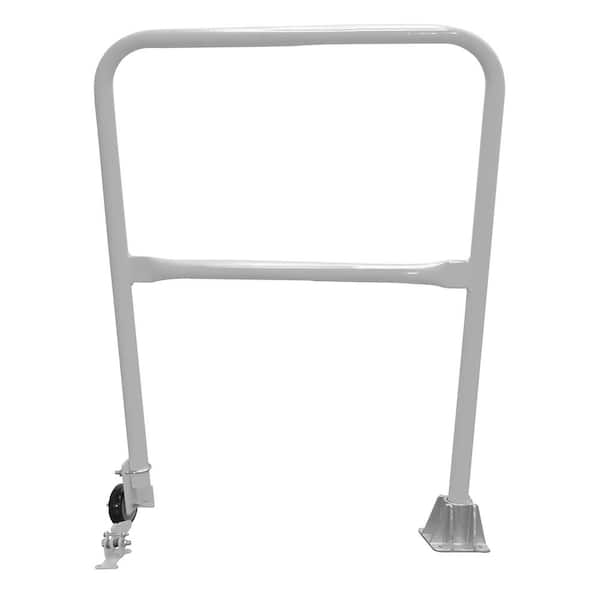 Vestil 3 ft. L Silver Steel Dock Safety Swing Gate
