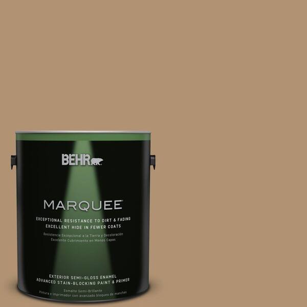 BEHR MARQUEE 1-gal. #QE-30 Keystone Semi-Gloss Enamel Exterior Paint