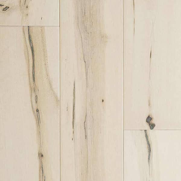 Malibu Wide Plank - Manhattan Maple 3/8 in. T x 6.5 in. W Click Lock Wire Brushed Engineered Hardwood Flooring (23.6 sq. ft./case)