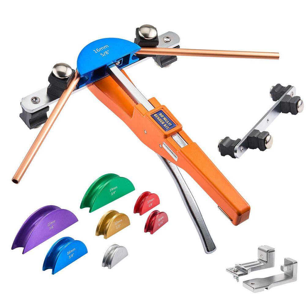 Tubing Bender Kit with 7 Color Aluminium Alloy Dies, 1/4 to 7/8 In., Compact Ratcheting Tube Pipe Bender, Forward price history on PriceWatchPro