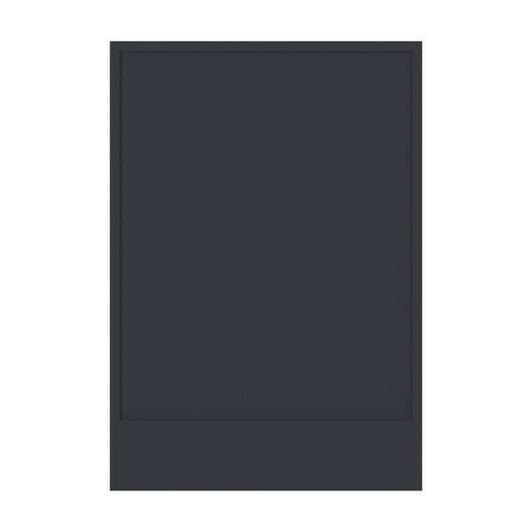 Franklin 0.75 in. W x 24 in. D x 34.5 in. H Base Matching End Panel in Valiant Onyx