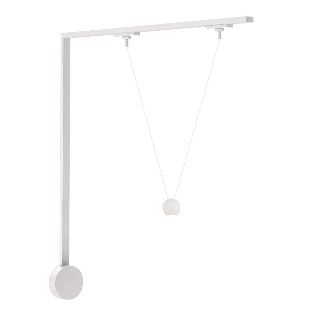 Faria Double 1 Light White dimmable 4000K LED Trilo Track Wall Kit price history on PriceWatchPro